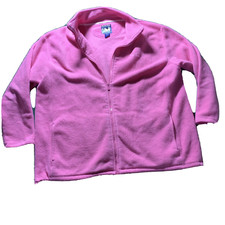 Polar Big Dogs Jacket Women 18 20 Plus Pink Zip Fleece 64776 Barbie Bubble Gum