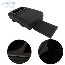 Auto Center Console Armrest Pillow With Cup and Phone Holder Fit For Most Cars