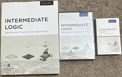 Canon Press Intermediate Logic Teacher's Edition Paperback, DVD (new),Flashcards