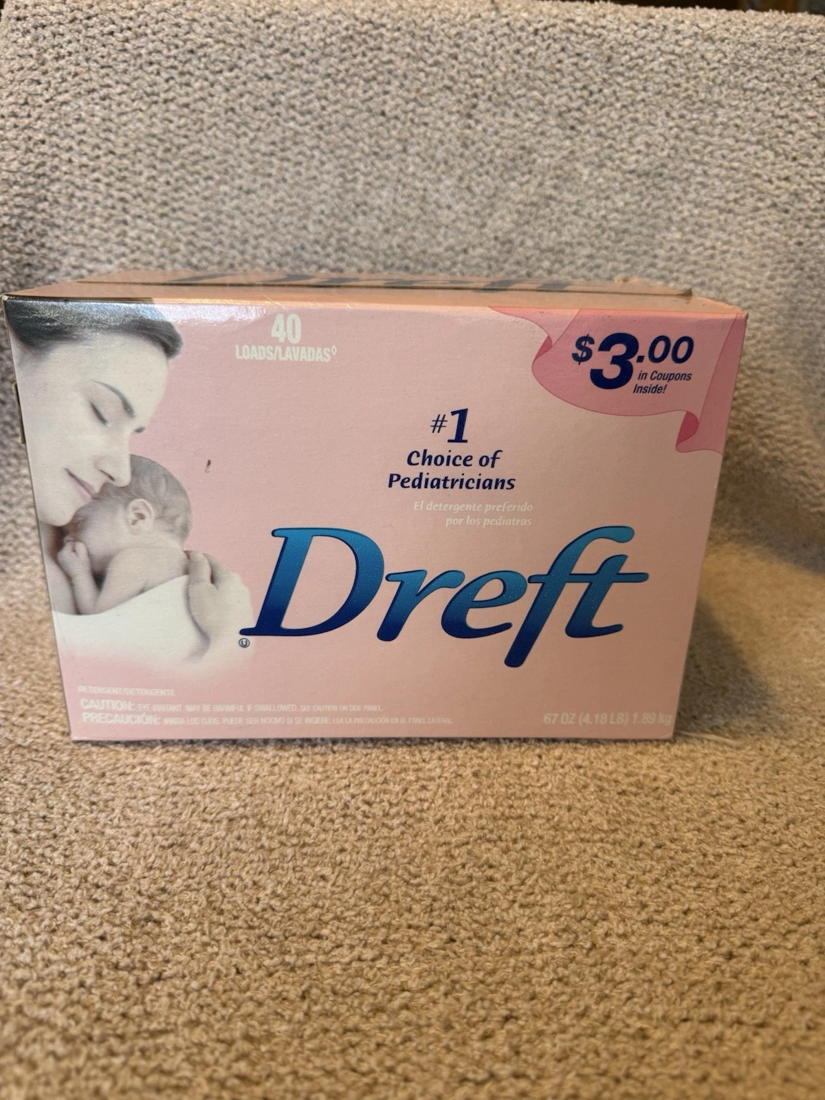 DREFT Laundry Detergent POWDER Baby 67 OZ 40 Loads Discontinued
Opens in a new window or tab