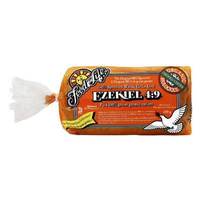 Food For Life: Organic Ezekiel 680g Sprouted Whole Grain Bread FRESH FROM CANADA