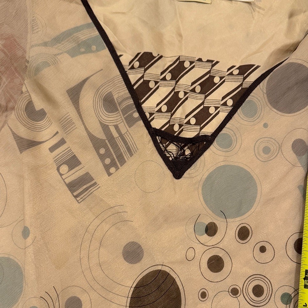 Max Studio Abstract Patterned Blouse - image 6