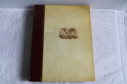 Vintage 1955 Hammond’s World Atlas Classic Edition Hard Cover Book of Maps