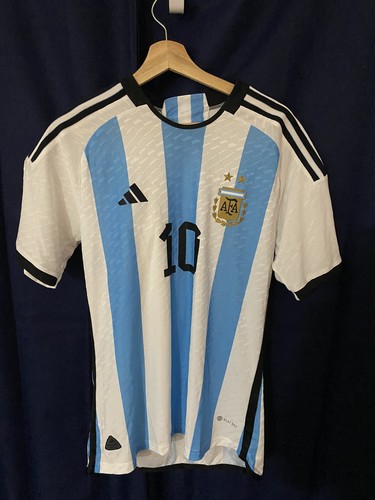 Adidas Argentina 2022 Home Messi #10 World Cup Jersey Size XL