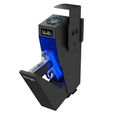 Gun Safe, Biometric Drop Down Bedside Gun Safe Quick Access Handgun Safe Moun...