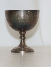 P&O Arcadia Silver Plated Goblet Cruise Ship Memorabilia NOT WHITE STAR LINE