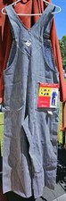 Rare New W/ Tags Vintage Big Mac Denim Overalls Blue/White Stripe 1960 38W 30L