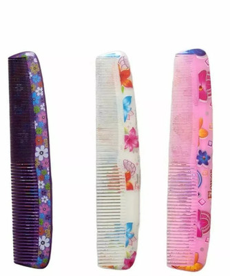 LILY women s multicolour hair dressing comb set, pack of 3 pieces