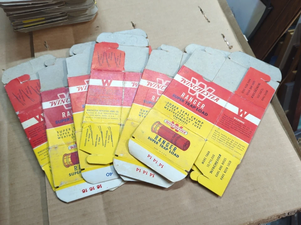 Gran Lote 76 Cajas Concha Winchester y Peters De Colección Foto 3 de 4