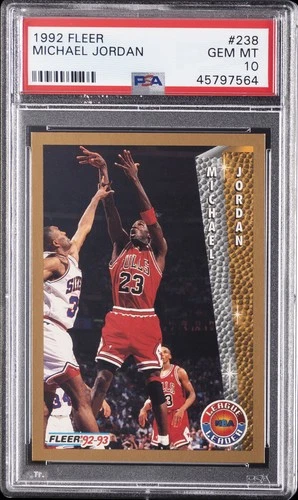 1992 FLEER #238 MICHAEL JORDAN PSA 10
