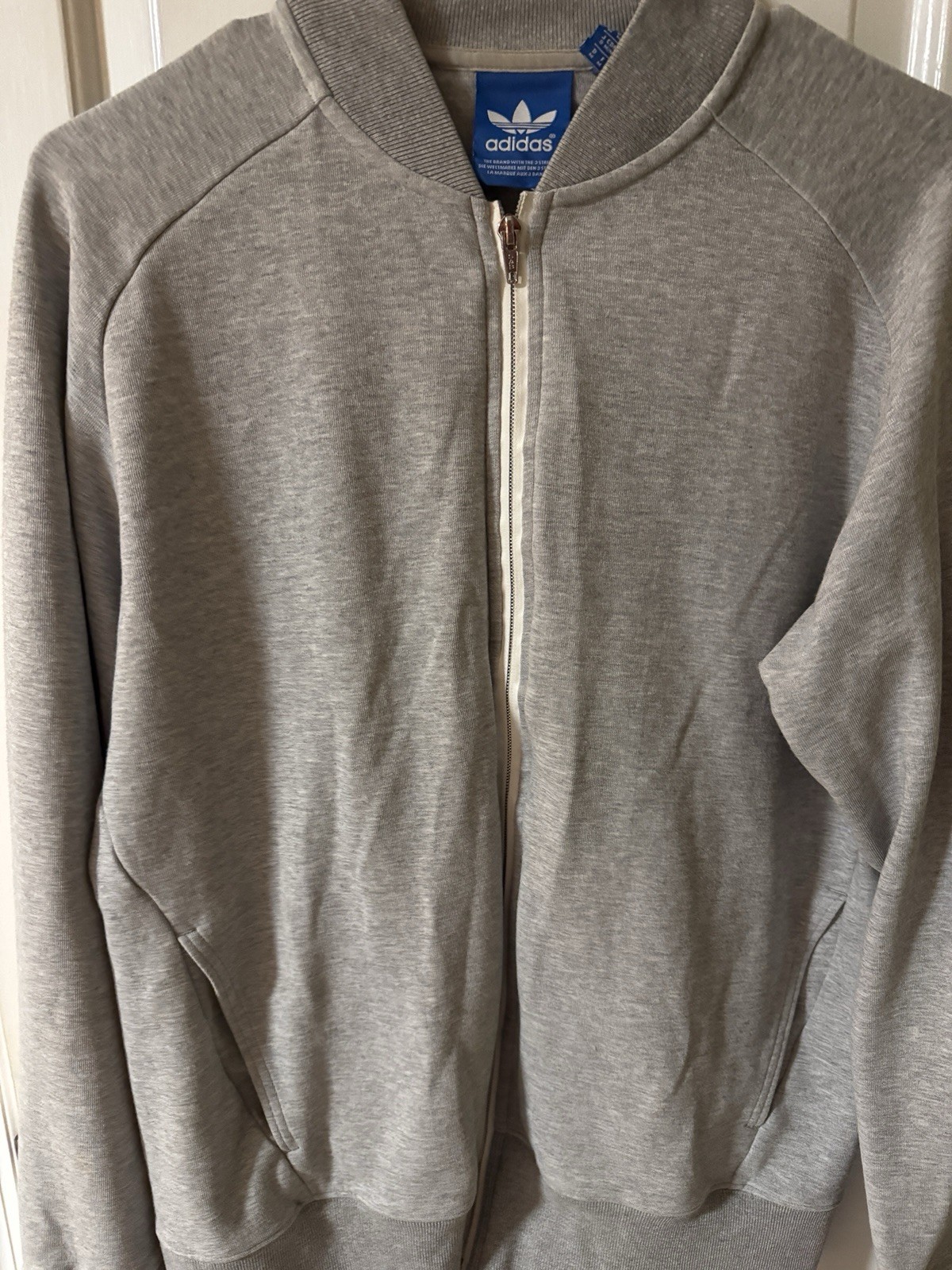 ADIDAS ORIGINALS XBYO Zip TRACK TOP Women's Jacket Mid-Grey Heather Medium image 6