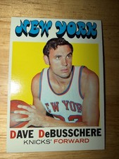 1971-72 Tops #107 Dave DeBusschere New York Knicks Basketball