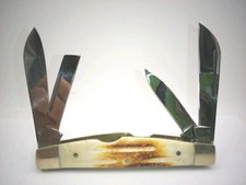 Frost Cutlery Four Blade Folding Pocket Knife Vintage German Stainless