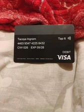 Brand New Unused Card With Money On It