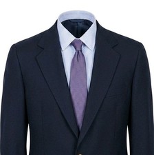 Southwick Arthur A. Adler Navy Blue Blazer 38L Gold Buttons Sport Coat USA Made