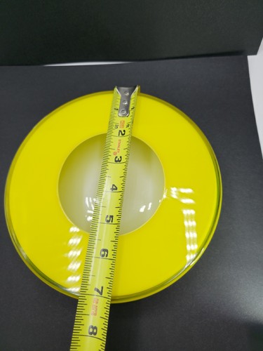 Vaso in vetro con cassa gialla stile Carlo Moretti MCM ciotola bassa - Foto 20 di 24