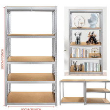5 Tier Racking Shelf Heavy Duty Garage Shelving Storage Shelves Unit 180x90x40cm
