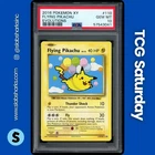 2016 POKEMON XY EVOLUTIONS #110/108 FLYING PIKACHU SECRET RARE PSA 10