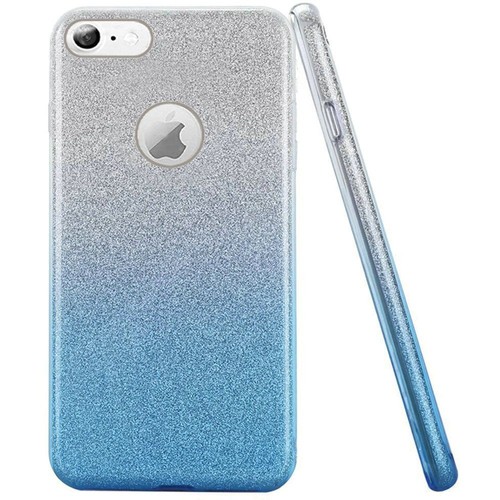 "Light Blue GSA Gradient Glitter Candy Case for iPhone 6/6s (4.7”)" - Picture 1 of 1