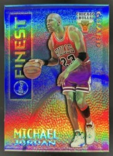 1995-96 Topps Finest Michael Jordan Mystery Borderless Refractor Gold #M1 Bulls