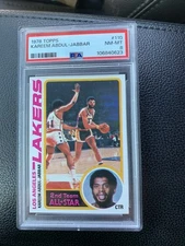 1978 topps kareem abdul jabbar psa 8 #110