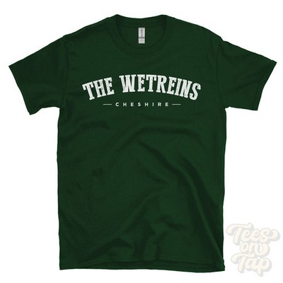 THE WETREINS CHESHIRE T-SHIRT Stretton Crewe by Farndon England College Style
