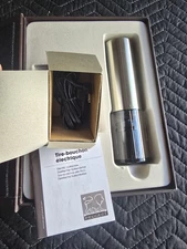 Peugeot Elis Touch Rechargeable Electric Corkscrew Carbone