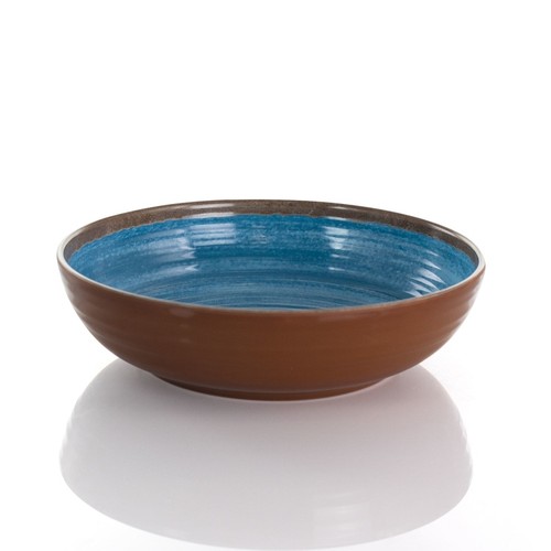 Lightweight Melamine Dinnerware Set 12 Piece Shatter Resistant Ocean Wave Design - Picture 6 of 9
