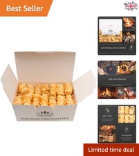 Natural Wood Firelighters – 40 Eco Fire Starters for Quick Ignition & Safety 0.60 per lighter