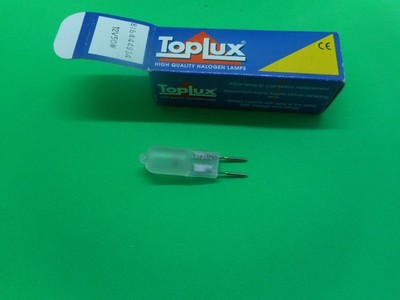 5 St. Toplux Halogen  Stiftlampen  JC 12V 50W GY6,35  frostet / mattiert