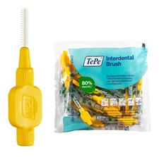 TePe Original interdental brushes 0.7 mm yellow (pack of 25) multi-pack