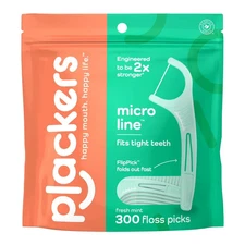 300 CT Plackers Micro Mint Dental Floss Tooth Picks Plastic Oral Teeth Flossers