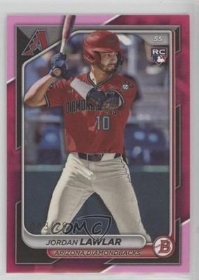2024 Bowman Fuchsia Border 43/299 Jordan Lawlar #96 Rookie RC o8g