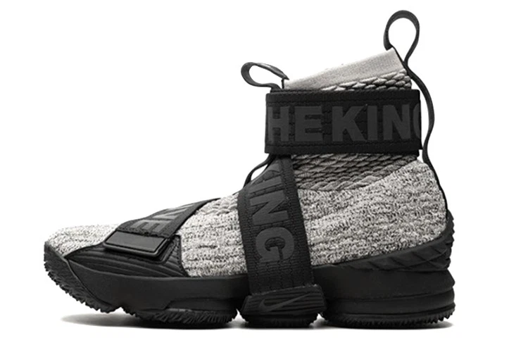 LeBron 15 Lifestyle KITH Concrete Sz 9 (Used) Nike Kith X LeBron Lifestyle 15 Concrete Long Live The King  main image 2