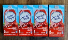Crystal Light Natural Cherry Pomegranate, 10-Count Boxes (Pack of 4)