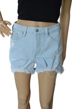 Old Navy O.G. Straight Light Wash Distressed Denim Shorts Women's Size 4 Summer