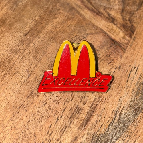 McDonalds Mitarbeiter Mc- Excellence Pin Metall Revers Hut Vintage selten rar