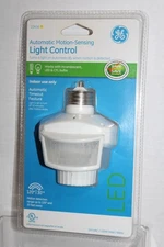 GE Automatic Motion-Sensing Light Control For Indoor Use #10456 - New