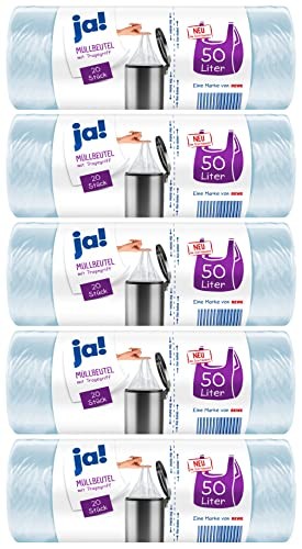 Sac poubelle 50l avec poignee ja pour une cuisine propre et ordonnee