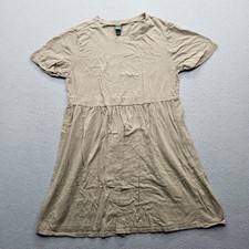 Wild Fable Women Size Small Tan Short Sleeve Casual Dress