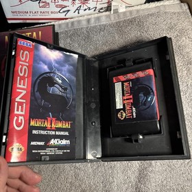 Mortal Kombat 1 & 2- Tested & Working- Authentic (Sega Genesis)