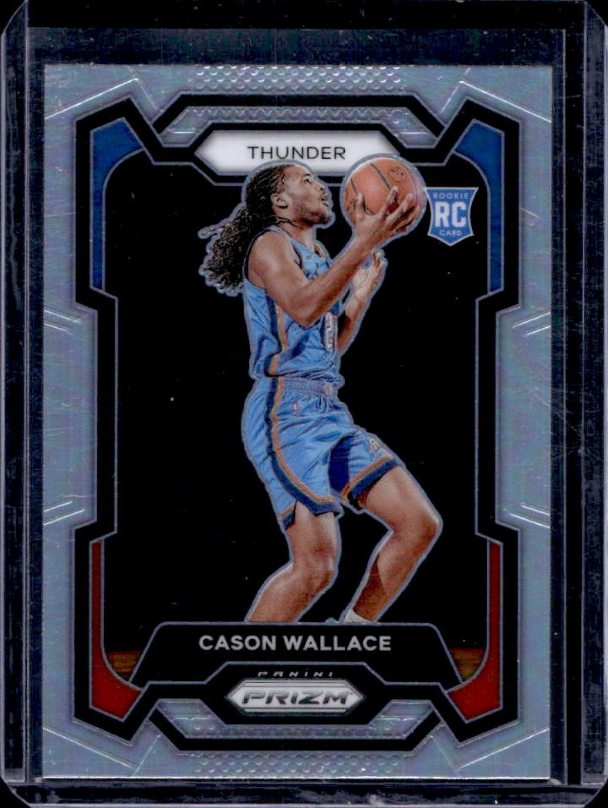 2023-24 Prizm Cason Wallace RC Prizm Silver Rookie #139 Thunder