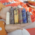 10.5LB 60Pcs A Set Of Natural Quartz Crystal Jasper Point Tower Polished Healing — photo 8