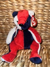 May 29, 2000 Ty Beanie Babies PATRIOT The Red White Blue Bear w/Tags  (8 inch)