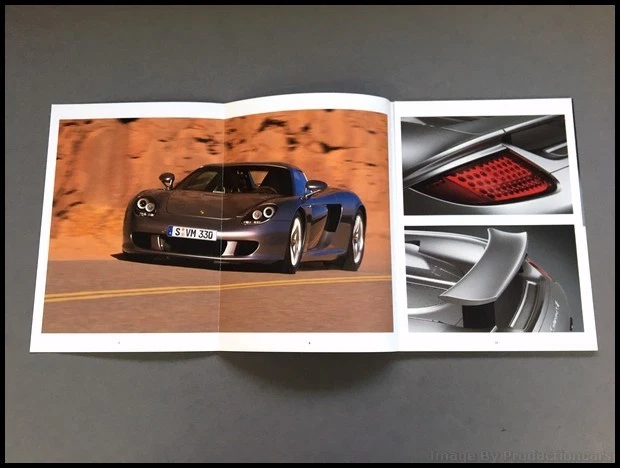 2003 Porsche Carrera GT 48-page Original Car Sales Brochure Catalog 2004 - Image 3 of 4