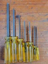 Lot Of Vintage Bondhus Ball End Hex Driver Set Sae 