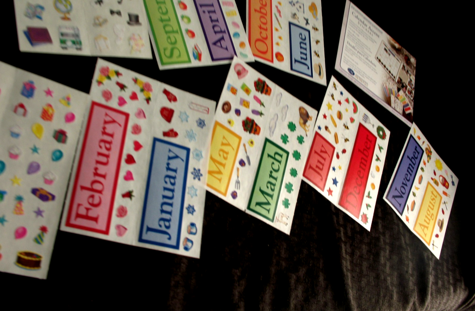 Years Sticker Bundle CREATIVE MEMORIES STICKERS Holiday, Summer Fun, Months of the Year ...