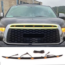 Hood Light Bar With Led Amber Lights Fit For Toyota Tundra 2010-2013