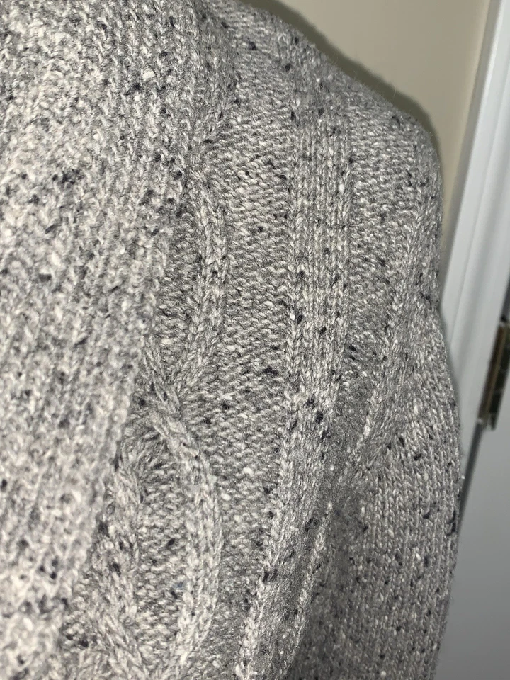 Cárdigan suéter Coldwater Creek para mujer talla grande 14 frente abierto mezcla de lana Foto 4 de 4