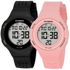 Women Outdoor Sport Digital Watch Waterproof Back Light LED Fashion Watches Gift